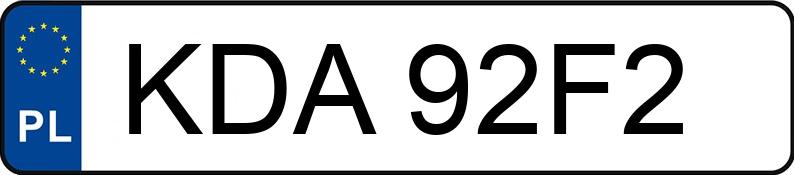 Numer rejestracyjny KDA 92F2 posiada SEAT LEON 2.0 TDI - KDA92F2