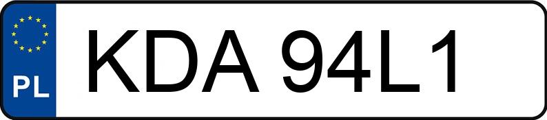 Numer rejestracyjny KDA 94L1 posiada FORD FIESTA - KDA94L1