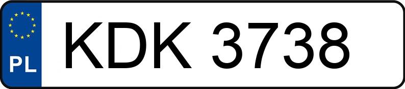 Numer rejestracyjny KDK 3738 posiada FORD Fiesta 1.3i MR`96 Focus - KDK3738 Numer rejestracyjny KDK 3738 posiada FORD Fiesta 1.3i MR`96 Focus - KDK3738