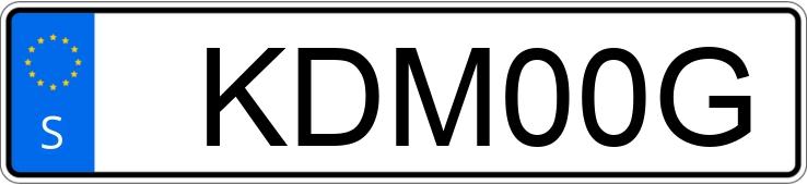 Numer rejestracyjny KDM00G posiada Volkswagen Passat