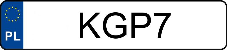 Numer rejestracyjny KGP 7 posiada TOYOTA Supra 3.0 Kat. Turbo - KGP7 Numer rejestracyjny KGP 7 posiada TOYOTA Supra 3.0 Kat. Turbo - KGP7