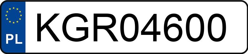 Numer rejestracyjny KGR 04600 posiada BMW X1 2.0 Diesel MR`13 E5 E84 xDrive18d - KGR04600