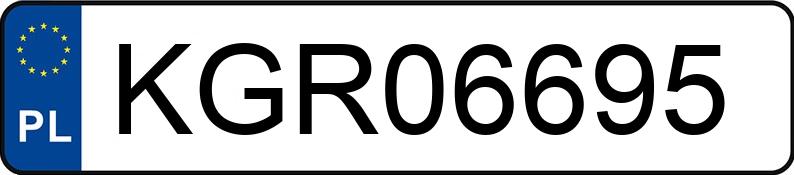 Numer rejestracyjny KGR 06695 posiada BMW 318i Coupe Kat. E36 s - KGR06695