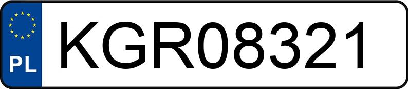 Numer rejestracyjny KGR 08321 posiada AUDI A3 1.9 TDi MR`06 E4 8P Ambiente - KGR08321