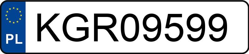 Numer rejestracyjny KGR 09599 posiada MERCEDES-BENZ E 320 Kat. 210 Elegance - KGR09599