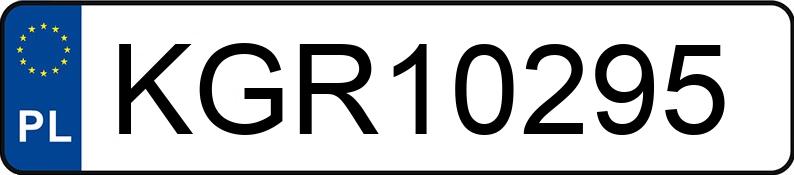 Numer rejestracyjny KGR 10295 posiada VOLKSWAGEN Caddy Maxi GP 2.0 TDI MR`11 E5 2.4t Trendline DSG - KGR10295