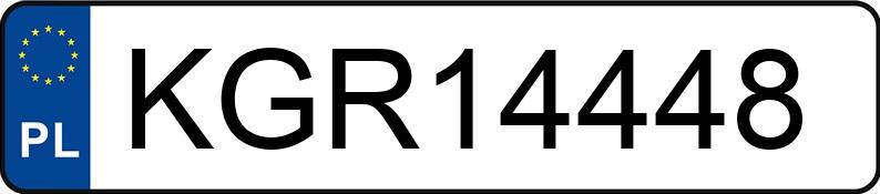 Numer rejestracyjny KGR 14448 posiada MERCEDES-BENZ A 180 - KGR14448