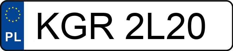 Numer rejestracyjny KGR 2L20 posiada AUDI A4 1.9 TDI - KGR2L20