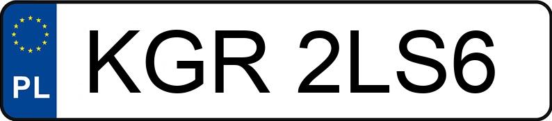 Numer rejestracyjny KGR 2LS6 posiada FSO 125P 1.5 - KGR2LS6