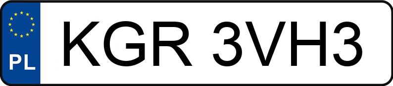 Numer rejestracyjny KGR 3VH3 posiada BMW 328I XDRIVE - KGR3VH3