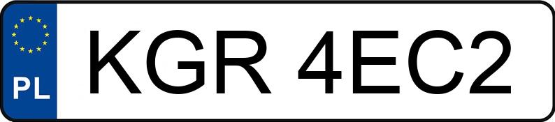 Numer rejestracyjny KGR 4EC2 posiada AUDI A4 Avant 2.0 TDi DPF MR`05 E4 8E A4 Avant 2.0 TDi DPF MR`05 E4 8E - KGR4EC2
