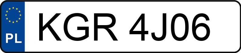 Numer rejestracyjny KGR 4J06 posiada VOLKSWAGEN Golf III Variant 1.9 TD MR`91 GT - KGR4J06 Numer rejestracyjny KGR 4J06 posiada VOLKSWAGEN Golf III Variant 1.9 TD MR`91 GT - KGR4J06