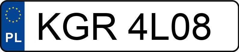 Numer rejestracyjny KGR 4L08 posiada VOLKSWAGEN POLO 1.4 - KGR4L08