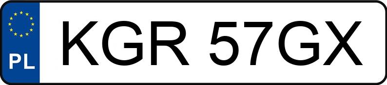 Numer rejestracyjny KGR 57GX posiada BMW 318i Kat. E36 318i Kat. E36 - KGR57GX