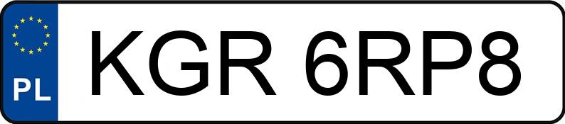 Numer rejestracyjny KGR 6RP8 posiada FORD FOCUS C-MAX 1.8 TDCI - KGR6RP8