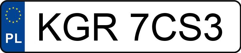 Numer rejestracyjny KGR 7CS3 posiada SEAT Ibiza 1.2 TDI-CR MR`10 E4 6J Style - KGR7CS3