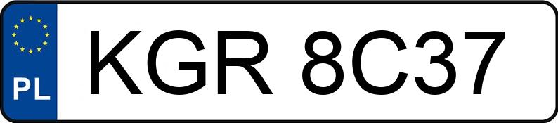 Numer rejestracyjny KGR 8C37 posiada SKODA OCTAVIA - KGR8C37