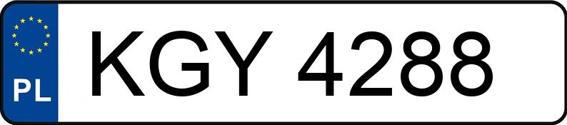Numer rejestracyjny KGY 4288 posiada OPEL Corsa A 1.2i Kat. City - KGY4288