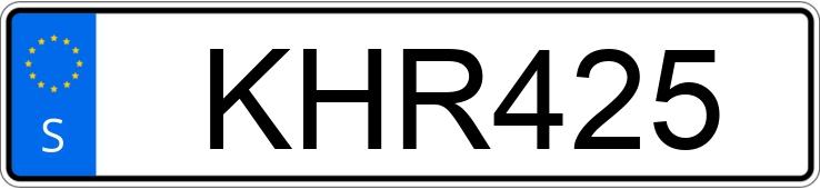 Numer rejestracyjny KHR425 posiada Volvo V70 2.5 T