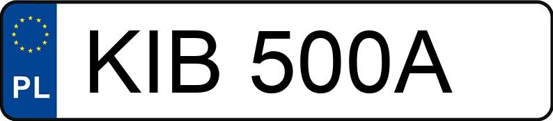 Numer rejestracyjny KIB 500A posiada VOLVO 740 2.3 Turbo Kat. 740 2.3 Turbo Kat. - KIB500A