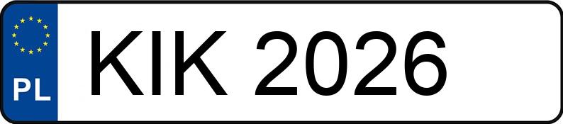 Numer rejestracyjny KIK 2026 posiada FSM-BIELSKO B. POLSKI FIAT 126P 650 - KIK2026