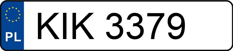 Numer rejestracyjny KIK 3379 posiada AUTOSAN S.A. H9.15 12.5t H9.15 12.5t - KIK3379