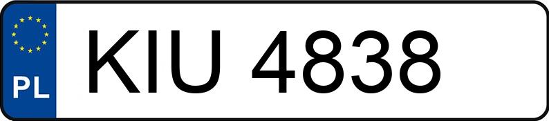 Numer rejestracyjny KIU 4838 posiada JAWA Szosowe 350 Standard - KIU4838