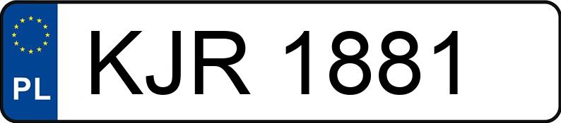 Numer rejestracyjny KJR 1881 posiada FIAT 126P 650 - KJR1881
