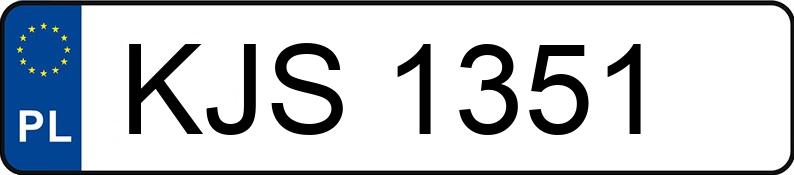 Numer rejestracyjny KJS 1351 posiada VOLKSWAGEN Passat 1.8i Kat. MR`88 GT G60 syncro - KJS1351