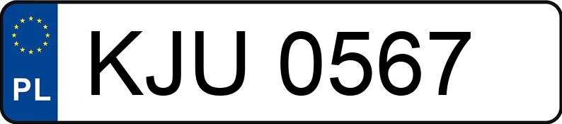 Numer rejestracyjny KJU 0567 posiada PEUGEOT 306 1.4 KAT - KJU0567