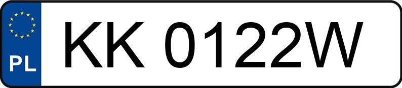 Numer rejestracyjny KK 0122W posiada AUDI 80 - KK0122W Numer rejestracyjny KK 0122W posiada AUDI 80 - KK0122W