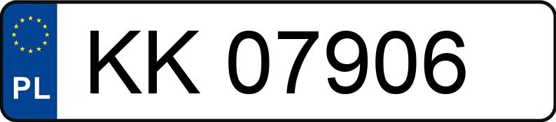 Numer rejestracyjny KK 07906 posiada NISSAN NAVARA D40 - KK07906