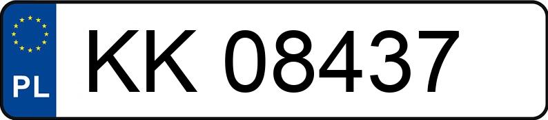 Numer rejestracyjny KK 08437 posiada SUZUKI GRAND VITARA - KK08437