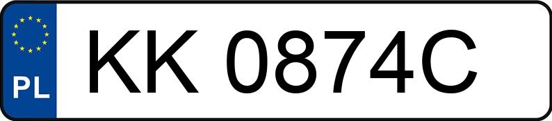 Numer rejestracyjny KK 0874C posiada MITSUBISHI GALANT - KK0874C Numer rejestracyjny KK 0874C posiada MITSUBISHI GALANT - KK0874C