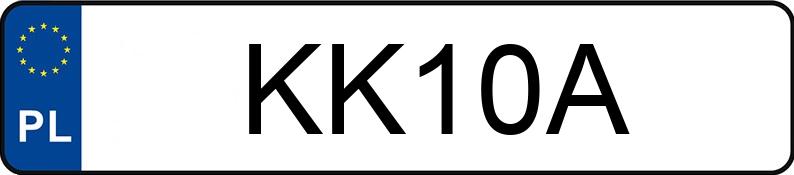 Numer rejestracyjny KK 10A posiada JEEP GRAND CHEROKEE - KK10A Numer rejestracyjny KK 10A posiada JEEP GRAND CHEROKEE - KK10A