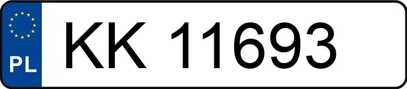 Numer rejestracyjny KK 11693 posiada RENAULT Clio V MR`23 E6d Evolution 90 - KK11693