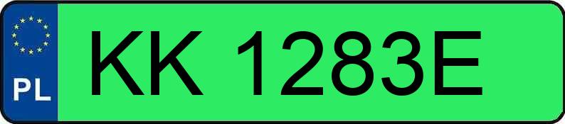 Numer rejestracyjny KK 1283E posiada MG MG4 MR`23 E6 XPower 64kWh - KK1283E Numer rejestracyjny KK 1283E posiada MG MG4 MR`23 E6 XPower 64kWh - KK1283E