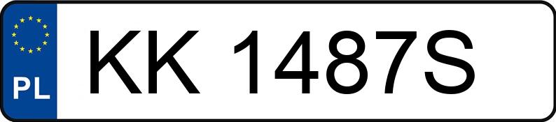 Numer rejestracyjny KK 1487S posiada TOYOTA AYGO X - KK1487S Numer rejestracyjny KK 1487S posiada TOYOTA AYGO X - KK1487S