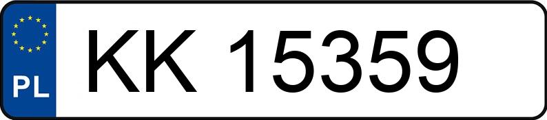 Numer rejestracyjny KK 15359 posiada RENAULT CLIO - KK15359 Numer rejestracyjny KK 15359 posiada RENAULT CLIO - KK15359