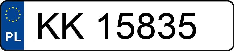 Numer rejestracyjny KK 15835 posiada RENAULT Clio V MR`23 E6d Evolution 90 - KK15835