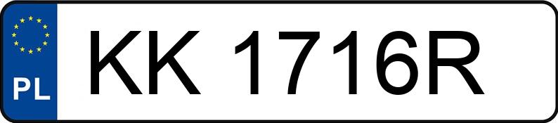 Numer rejestracyjny KK 1716R posiada RENAULT ARKANA E-TECH - KK1716R