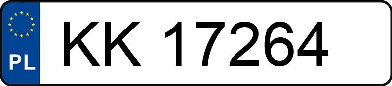 Numer rejestracyjny KK 17264 posiada RENAULT ARKANA - KK17264