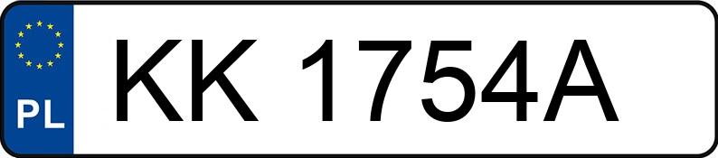 Numer rejestracyjny KK 1754A posiada FORD Focus 1.6 TDCi MR`08 E4 Silver X - KK1754A