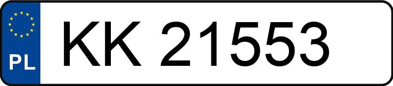 Numer rejestracyjny KK 21553 posiada RENAULT Clio V MR`23 E6d Evolution 90 - KK21553