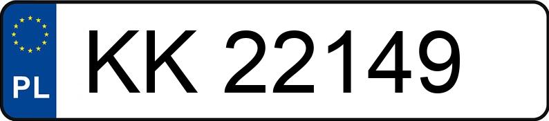 Numer rejestracyjny KK 22149 posiada LAND ROVER RANGE ROVER EVOQUE - KK22149 Numer rejestracyjny KK 22149 posiada LAND ROVER RANGE ROVER EVOQUE - KK22149