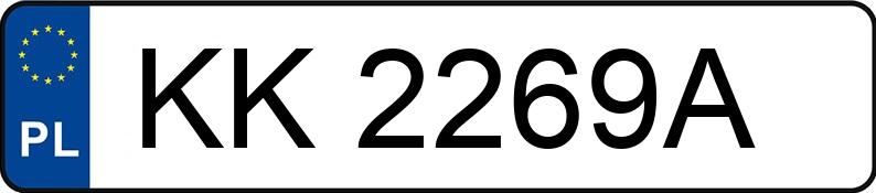 Numer rejestracyjny KK 2269A posiada BMW 320 Coupe Diesel DPF MR`06 E4 E92 320 Coupe Diesel DPF MR`06 E4 E92 - KK2269A