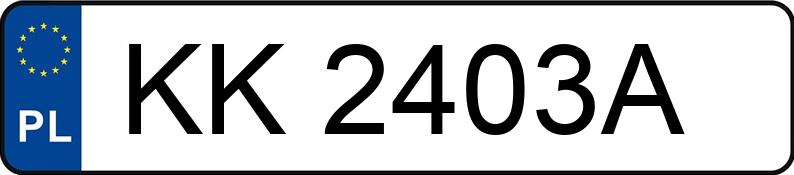 Numer rejestracyjny KK 2403A posiada MAN 18.510 TGX E6 18.0t BLS(XLX) - KK2403A