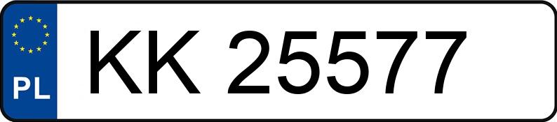 Numer rejestracyjny KK 25577 posiada BMW M5 COMPETITION - KK25577