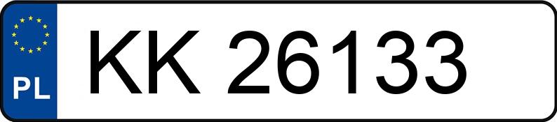 Numer rejestracyjny KK 26133 posiada CITROEN C4 PICASSO - KK26133