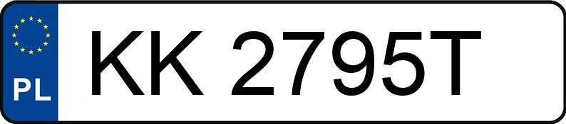 Numer rejestracyjny KK 2795T posiada AUDI A8 - KK2795T